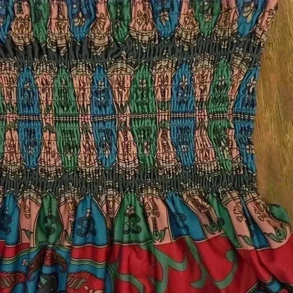 Flying Tomato Women’s Size S Halter Maxi Dress with Multicolored Paisley Print - Picture 5 of 9